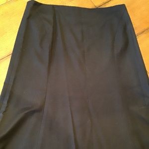Talbots wool A-line midi skirt